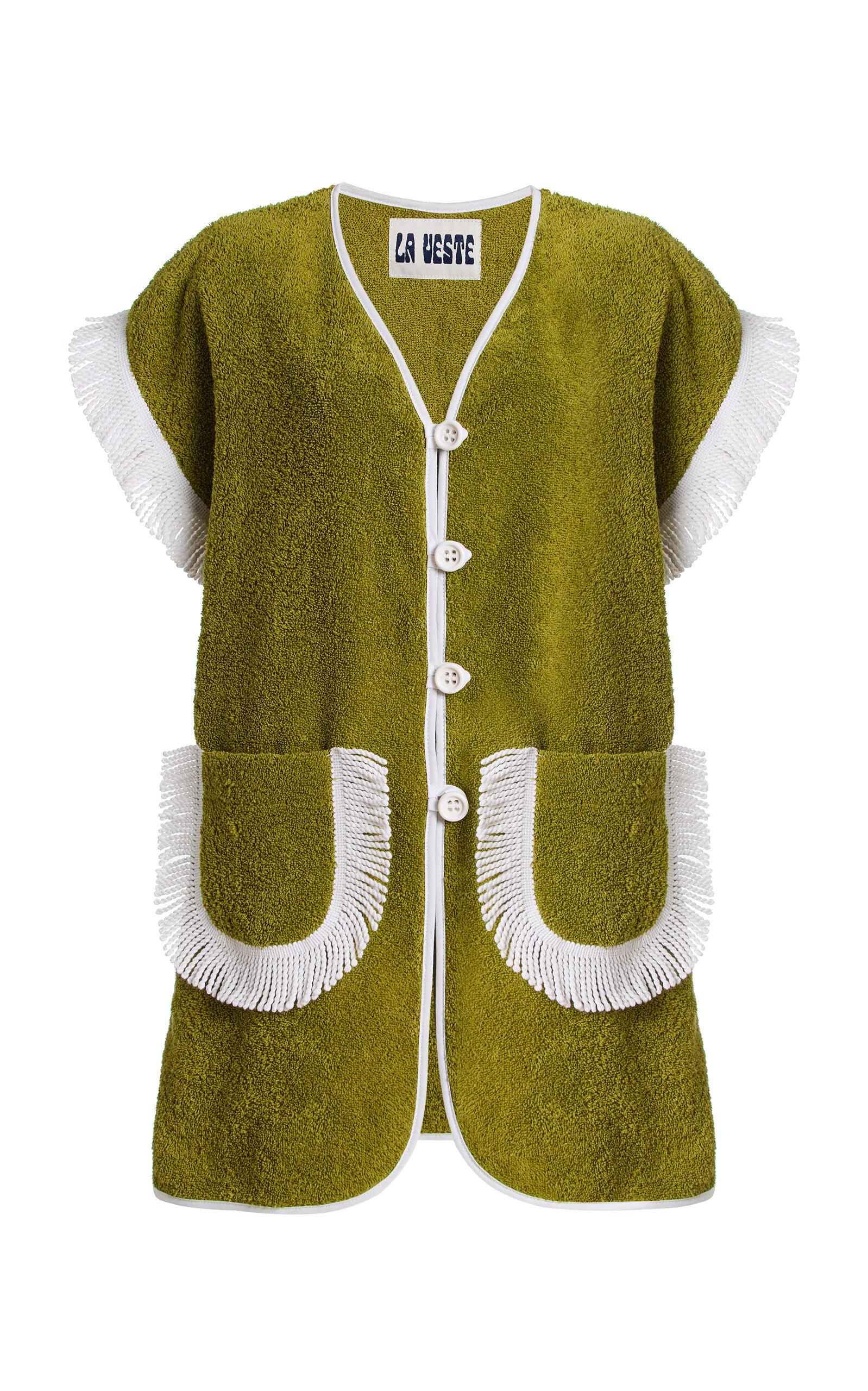 LA VESTE Exclusive Pitaya Cotton Mini Towel Dress - Moda Operandi by LA VESTE
