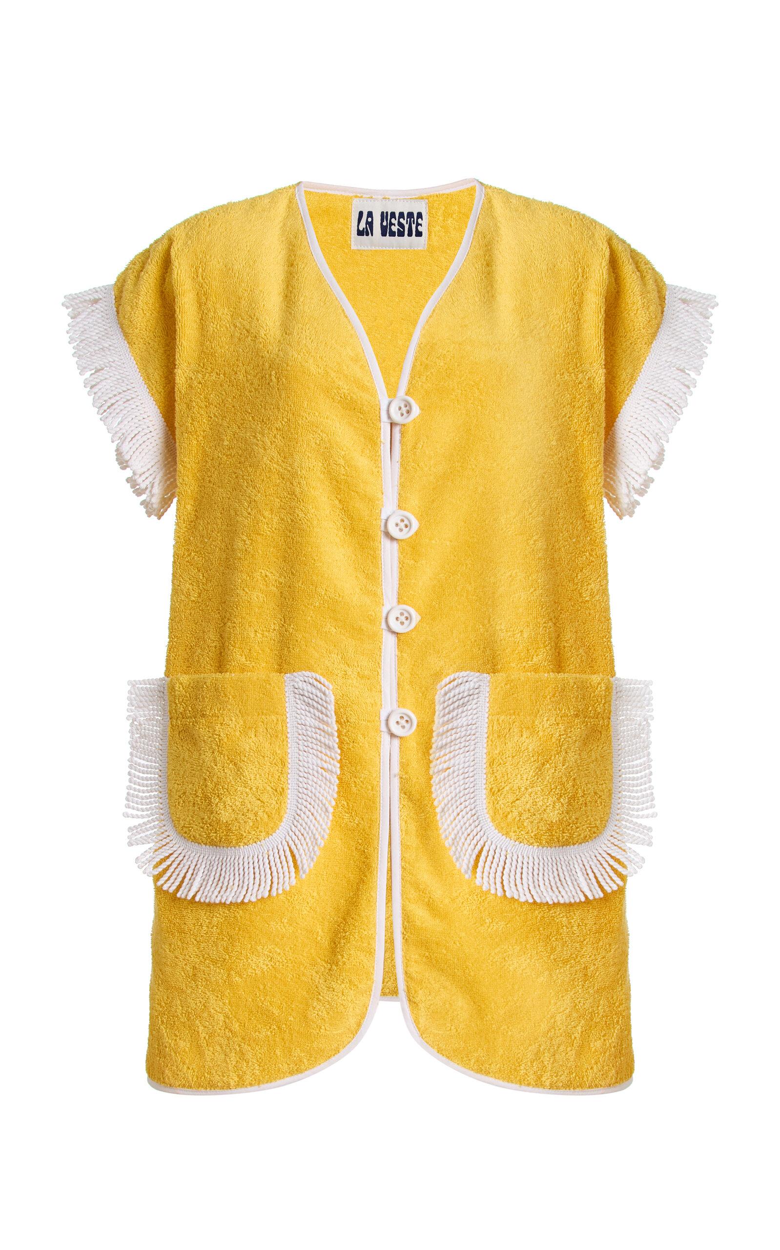 LA VESTE Exclusive Pitaya Cotton Mini Towel Dress - Moda Operandi by LA VESTE