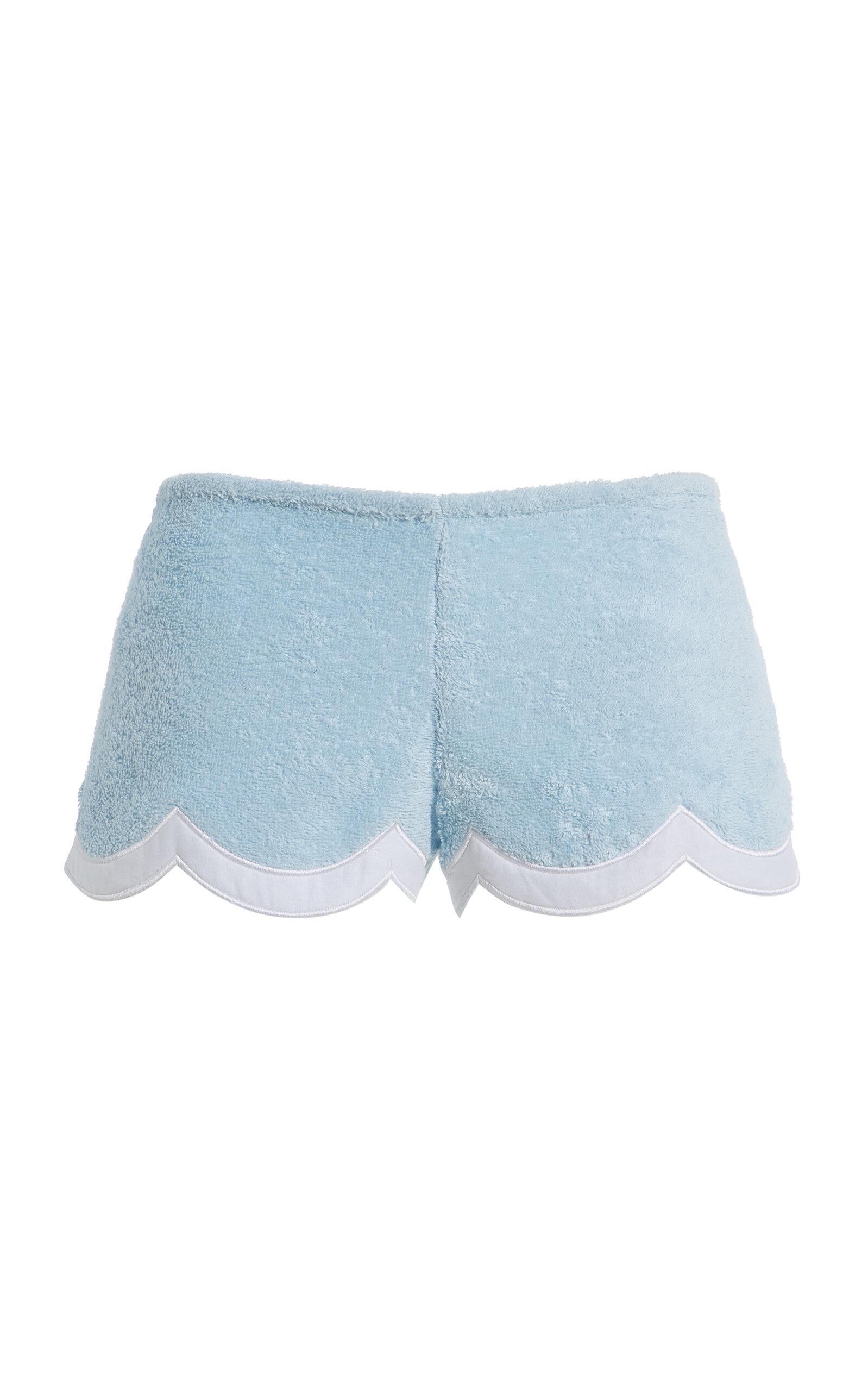 LA VESTE Exclusive Waves Cotton Minihorts - Moda Operandi by LA VESTE