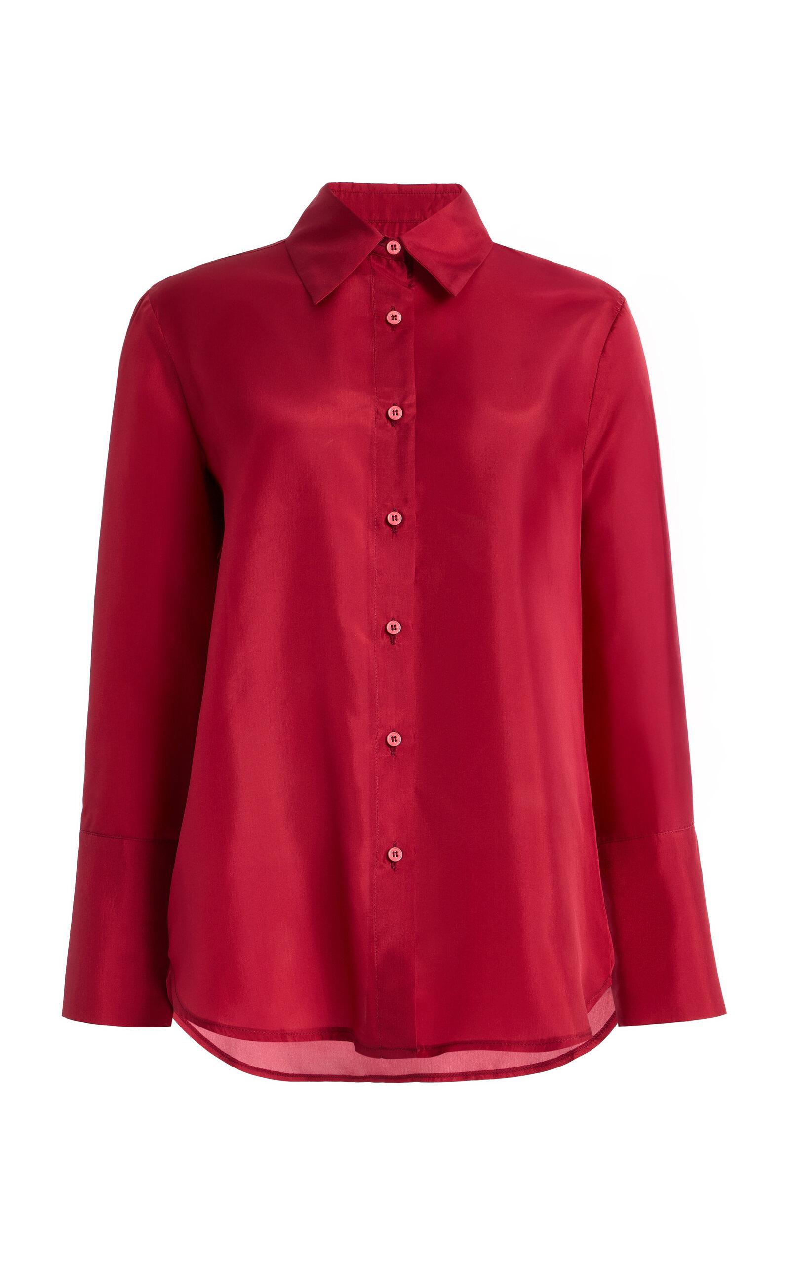 LA VESTE Exclusivea Isla Silk Shirt - Moda Operandi by LA VESTE