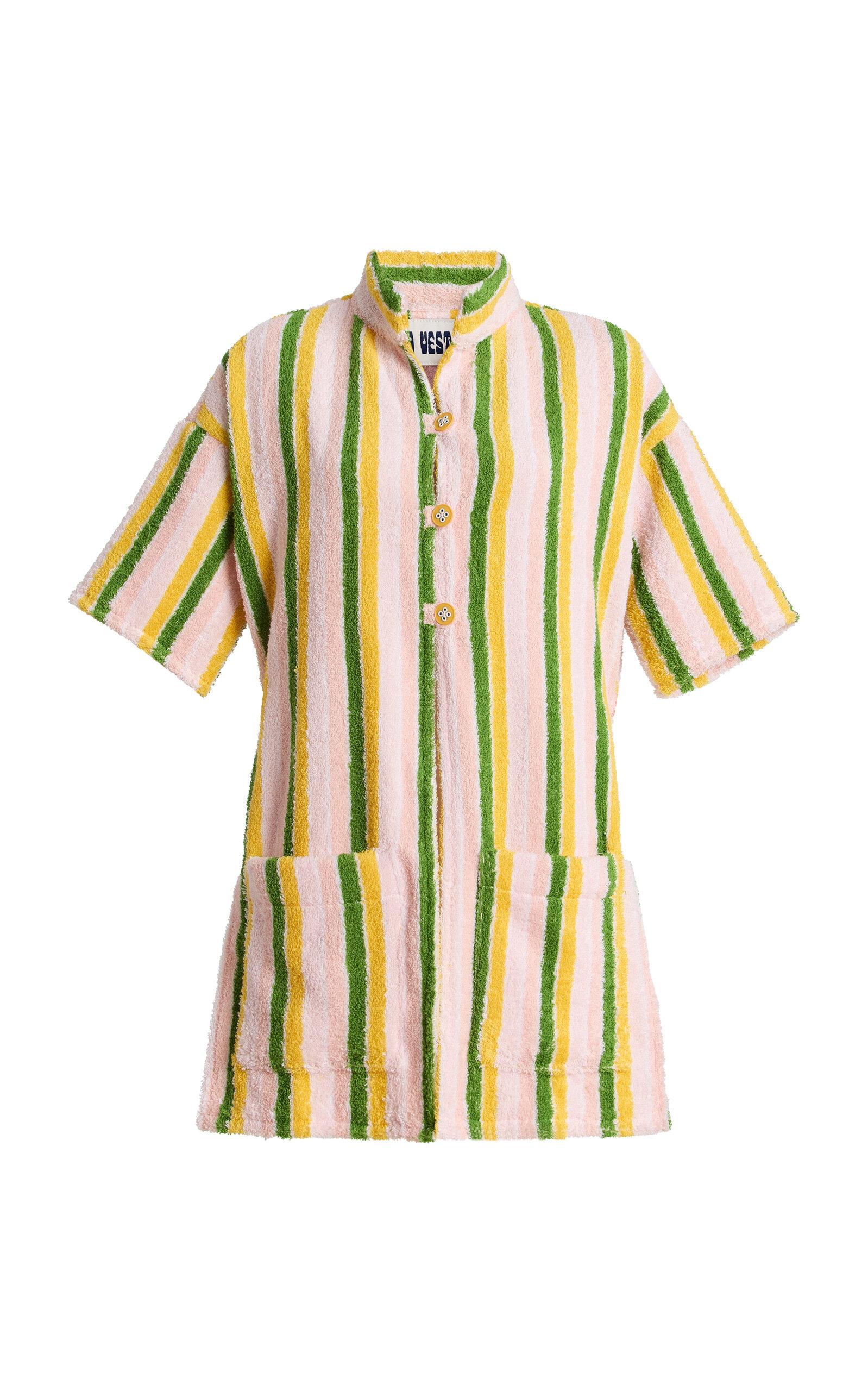 LA VESTE Exclusivehip Wheeltriped Cottonhirt - Moda Operandi by LA VESTE