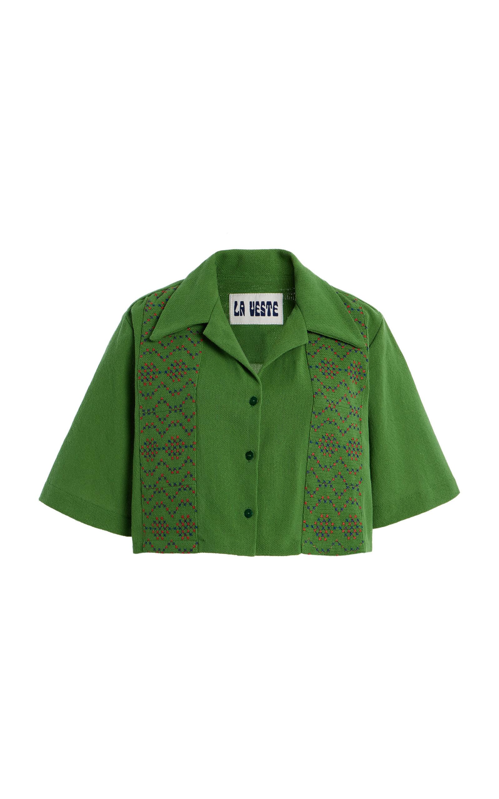 LA VESTE Juggle Patchwork Cotton Shirt -oda Operandi by LA VESTE