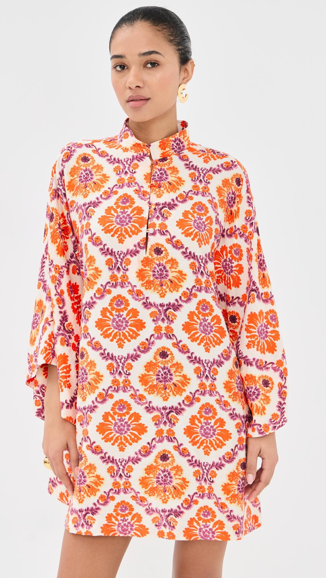 Baroque Print Mini Caftan by LA VIE STYLE HOUSE