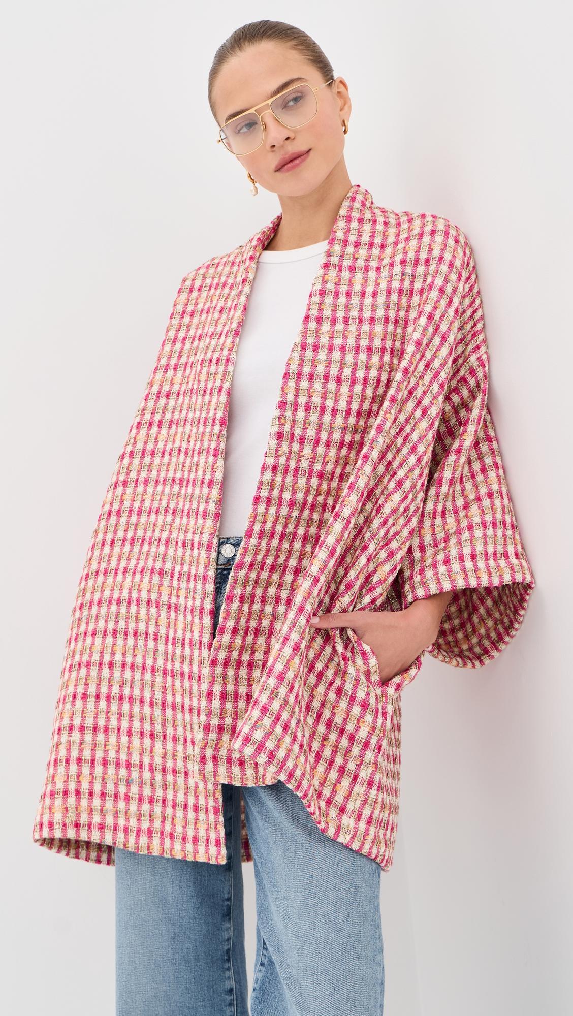 Metallic Tweed Mini Duster by LA VIE STYLE HOUSE