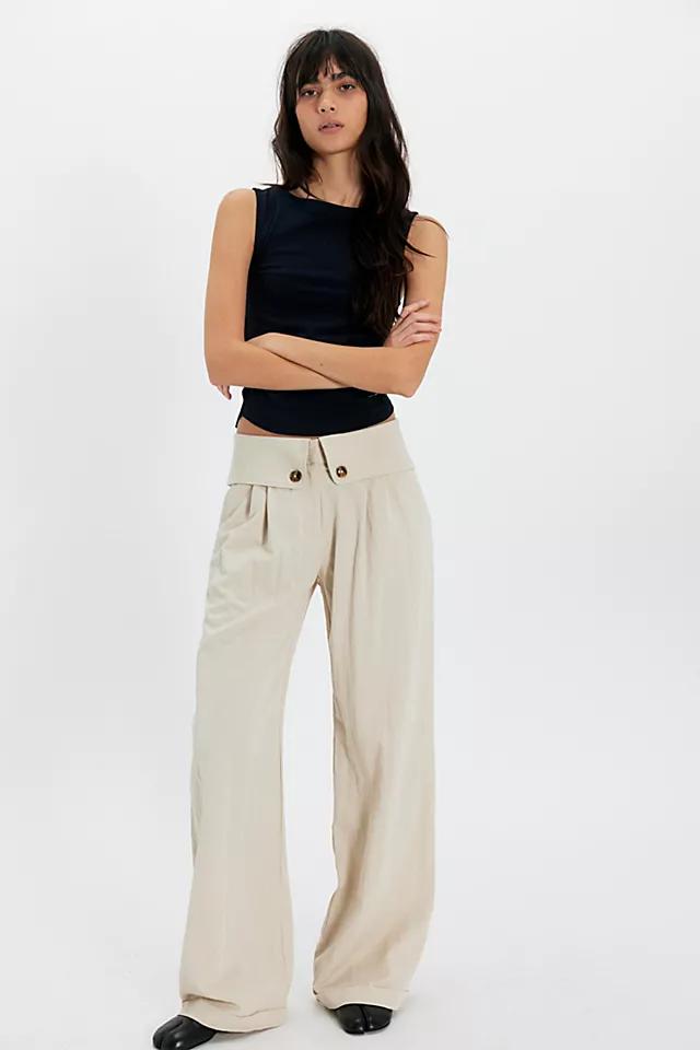 Laagam Leia Sand Flow Pants by LAAGAM | FREE PEOPLE