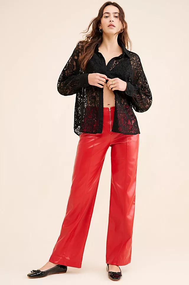 Laagam Phoenix Vegan Leather Pants by LAAGAM | FREE PEOPLE