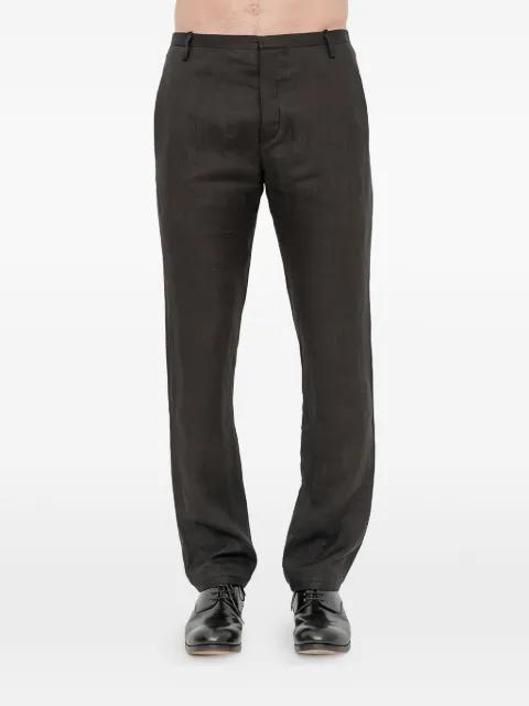 XY Axis linen trousers by LABEL UNDER CONSTRUCTION