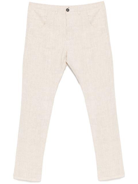 buttoned trousers by LABEL UNDER CONSTRUCTION