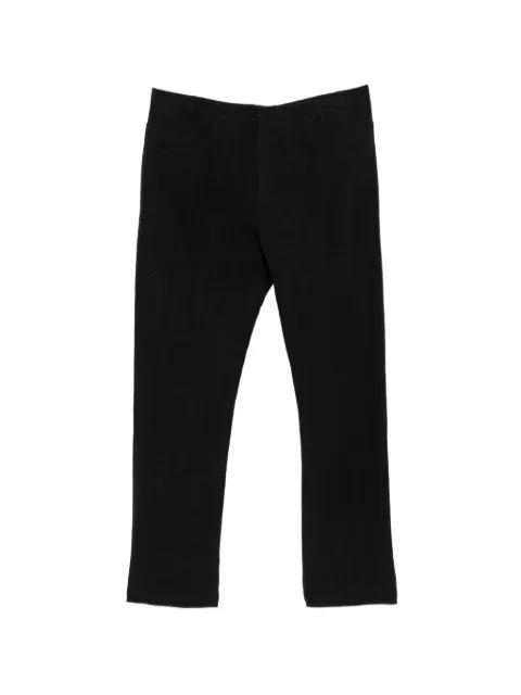 linen chino trousers by LABEL UNDER CONSTRUCTION