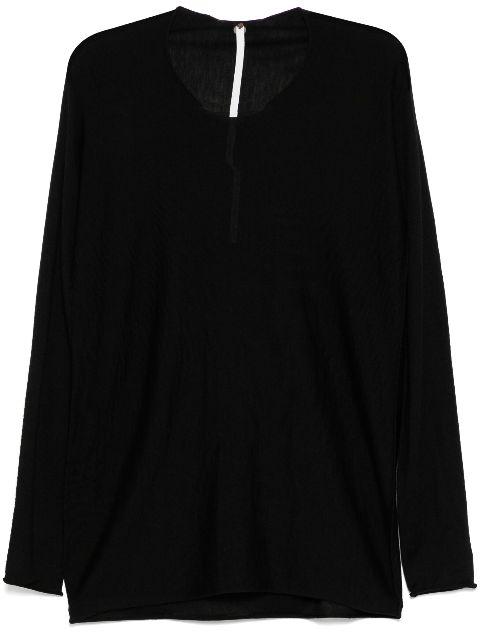 raw edge T-shirt by LABEL UNDER CONSTRUCTION