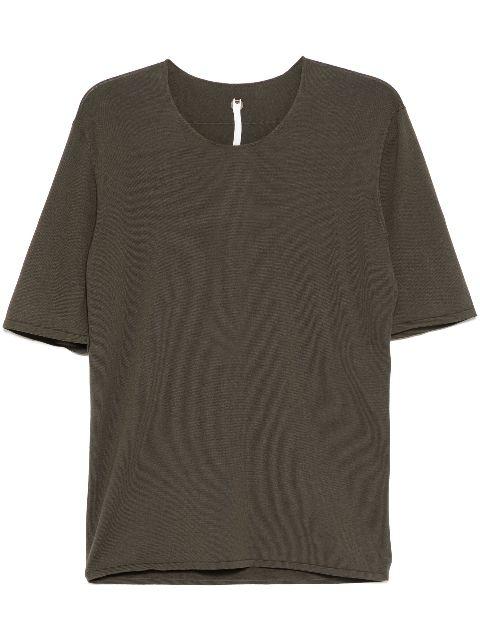 raw edge T-shirt by LABEL UNDER CONSTRUCTION