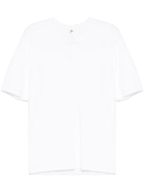 raw edge T-shirt by LABEL UNDER CONSTRUCTION