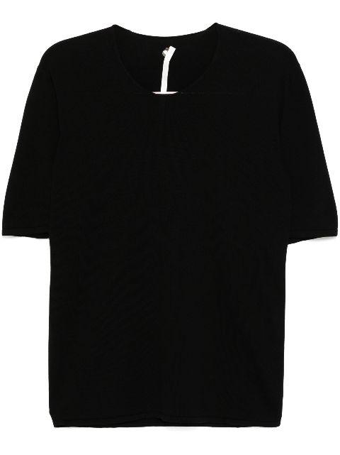 raw edge T-shirt by LABEL UNDER CONSTRUCTION