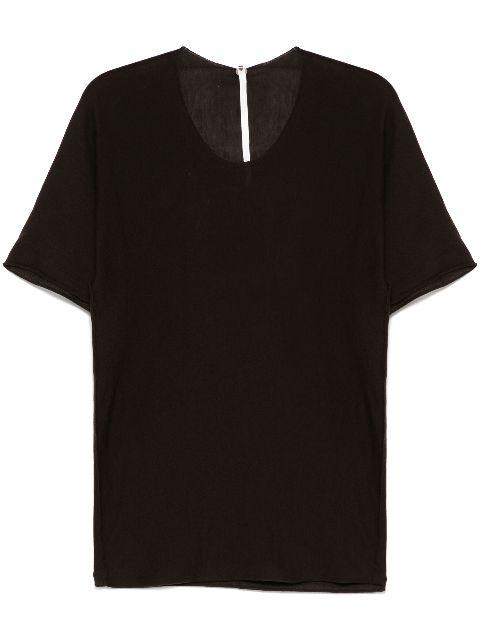 raw edge T-shirt by LABEL UNDER CONSTRUCTION