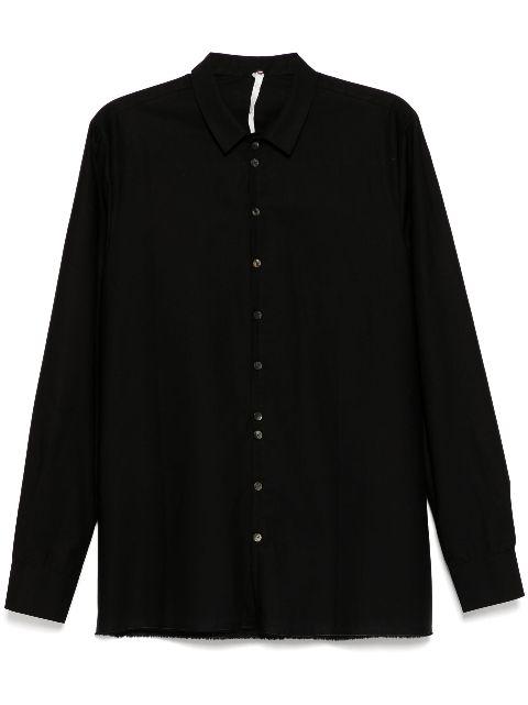 raw edge shirt by LABEL UNDER CONSTRUCTION
