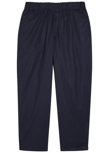 Tapered-leg cotton poplin trousers by LABO.ART