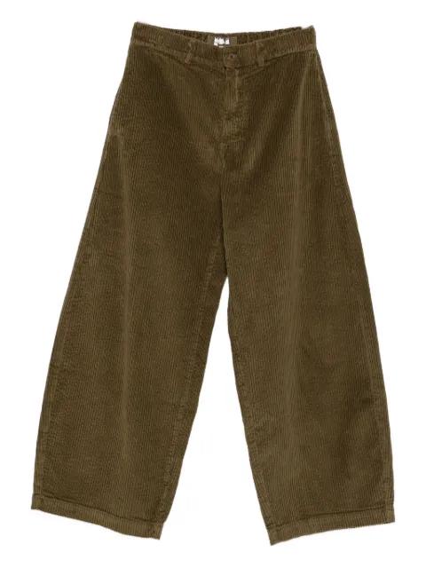 corduroy flared trousers by LABO ART