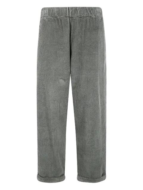 corduroy-textured trousers by LABO ART