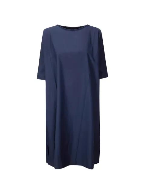 flared crew-neck midi dress by LABO ART