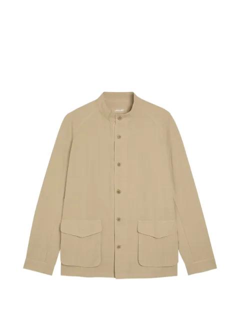 patch pocket cotton shirt by LABO ART