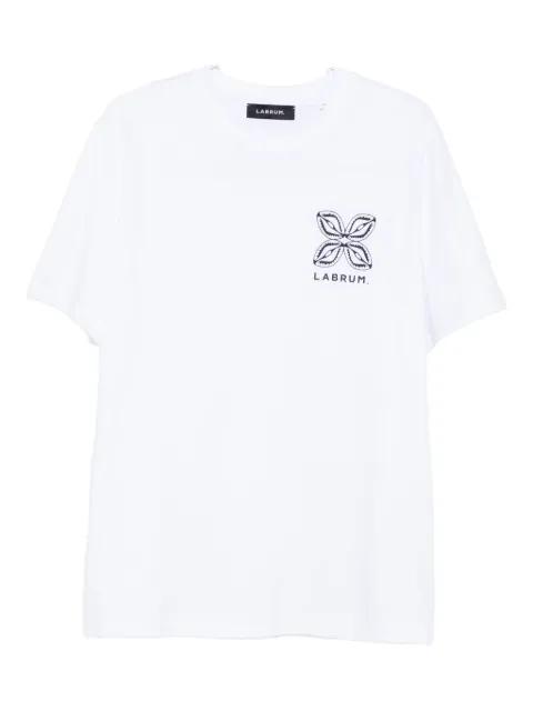 Cowrie shell shell-print T-shirt by LABRUM LONDON