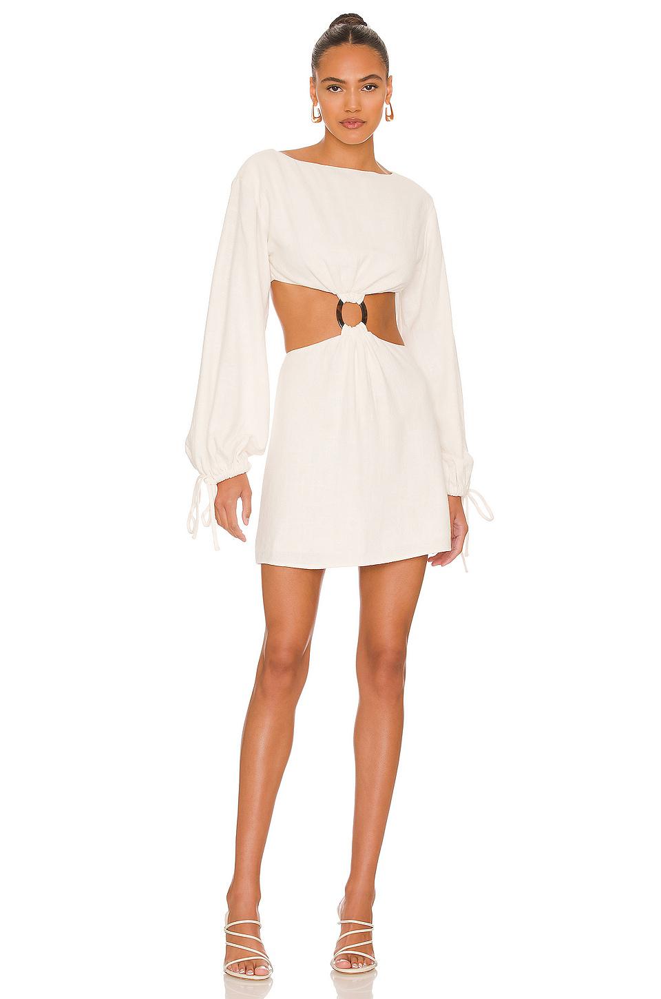 L'Academie Alora Dress in Ivory by L'ACADEMIE