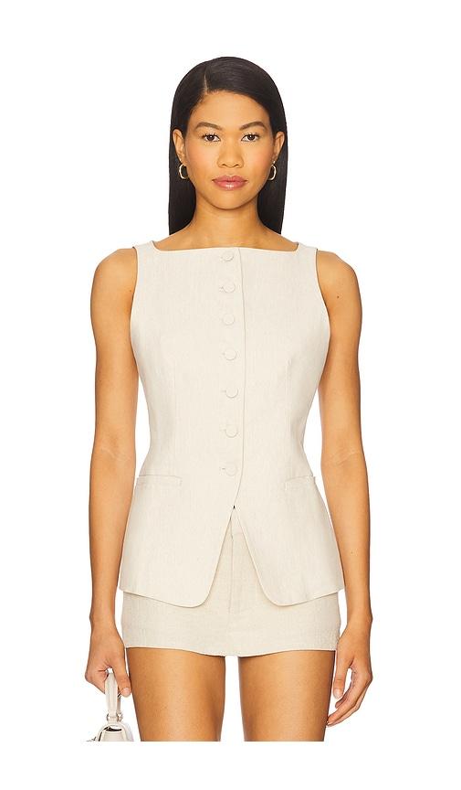 L'Academie Ami Top in Beige by L'ACADEMIE