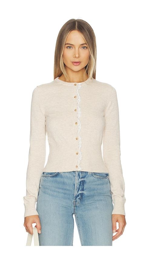 L'Academie Ashanta Cardigan in Beige by L'ACADEMIE