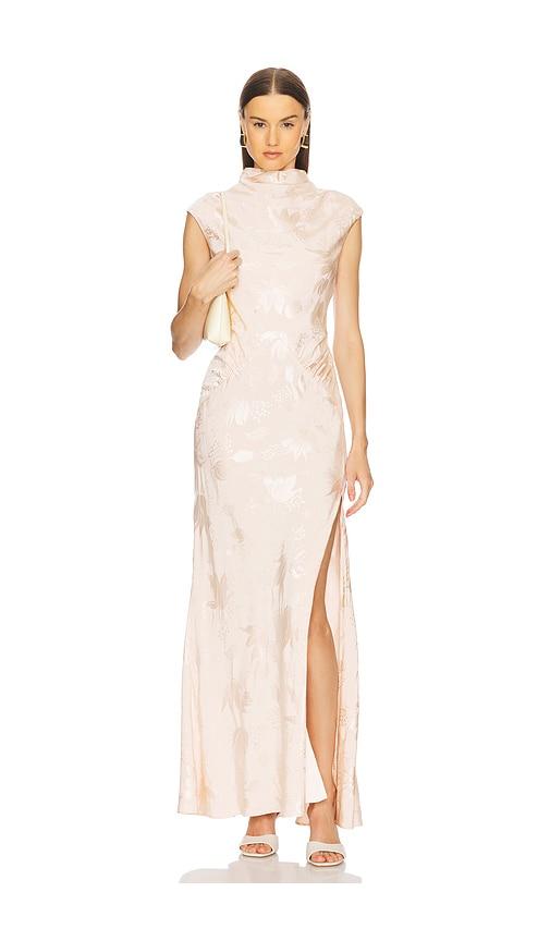 L'Academie Avalon Maxi Dress in Blush by L'ACADEMIE