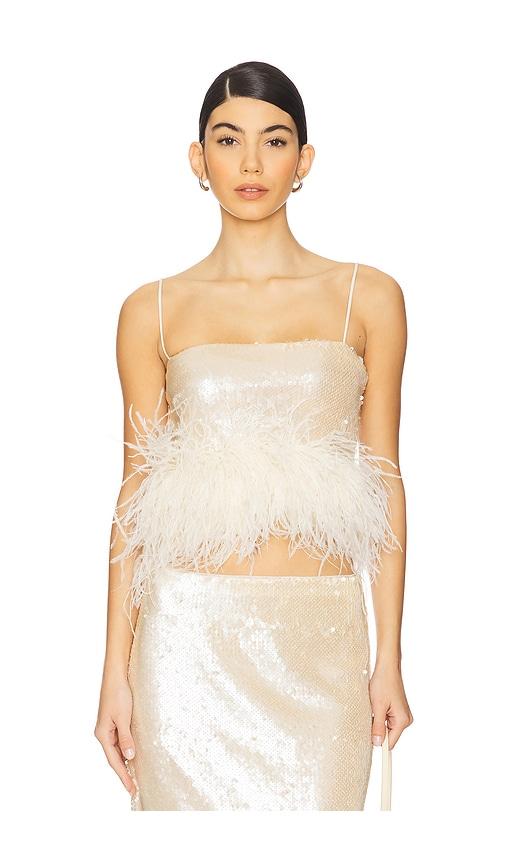 L'Academie Ceci Sequin Cami in Nude by L'ACADEMIE