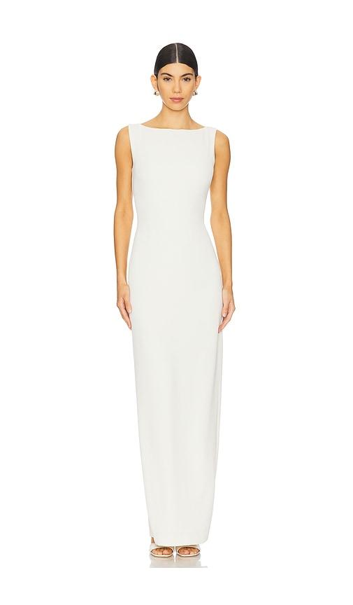 L'Academie Giselle Maxi Dress in Ivory by L'ACADEMIE