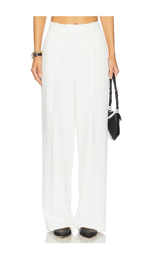 L'Academie Gulia Trouser in Ivory by L'ACADEMIE