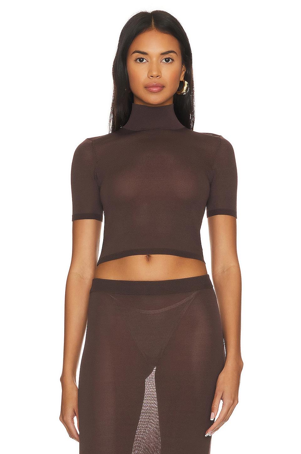 L'Academie Hadi Top in Chocolate by L'ACADEMIE