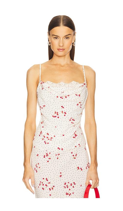 L'Academie Hallie Top in Ivory by L'ACADEMIE
