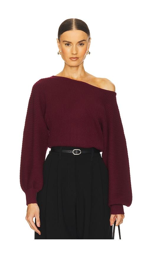 L'Academie Indre Sweater in Burgundy by L'ACADEMIE