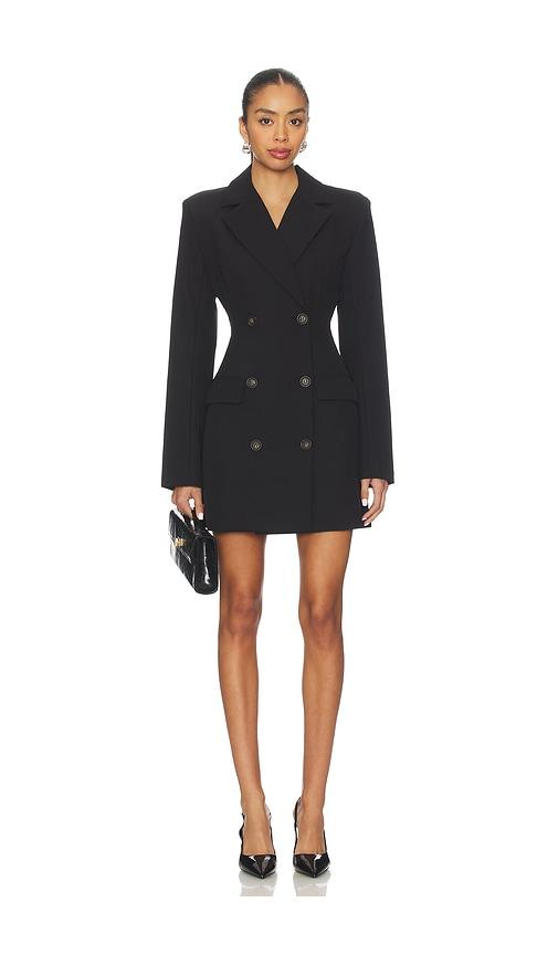 L'Academie Jaime Blazer Dress in Black by L'ACADEMIE