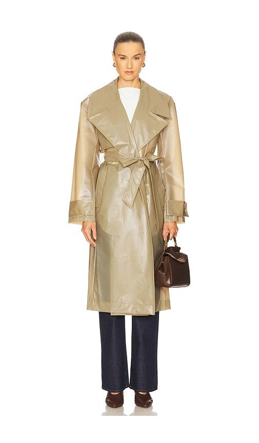 L'Academie Layne Trench Coat in Tan by L'ACADEMIE