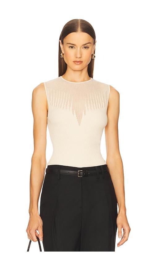 L'Academie Minette Tank in Beige by L'ACADEMIE