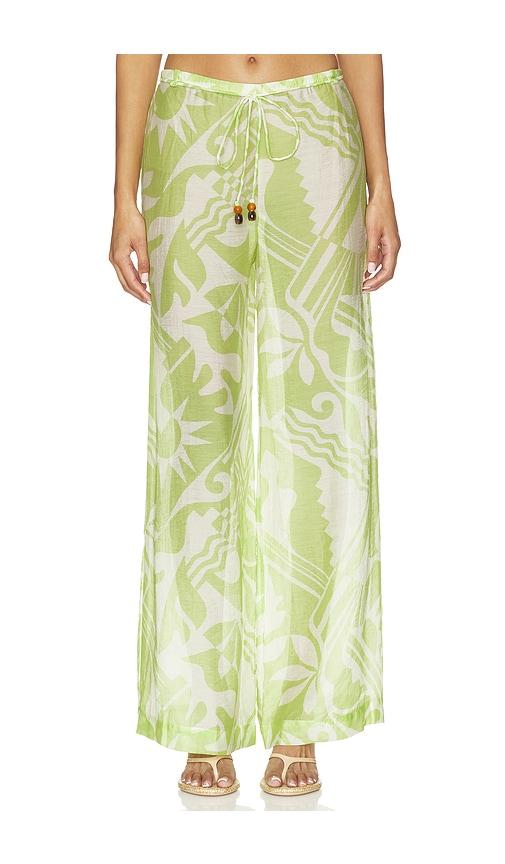 L'Academie Nyra Pant in Green by L'ACADEMIE