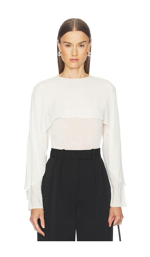 L'Academie Tesh Top in Ivory by L'ACADEMIE