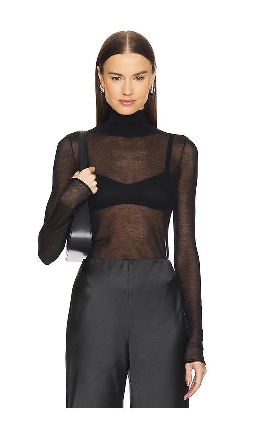 L'Academie by Marianna Brynlee Sweater in Black by L'ACADEMIE L'Academie by Marianna Brynlee Sweater in Black by L'ACADEMIE