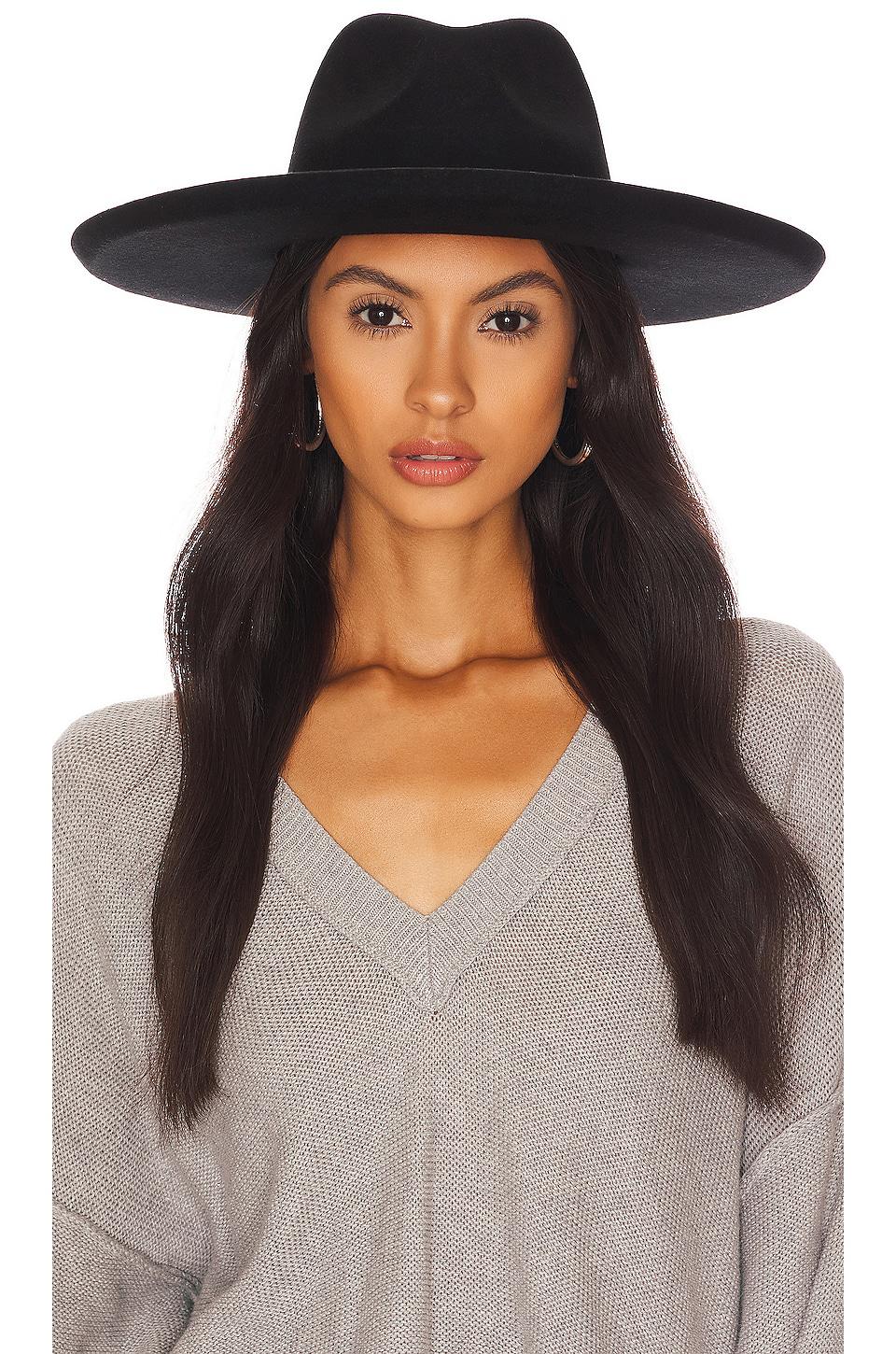 Lack of Color The Melodic Fedora in Black by LACK OF COLOR