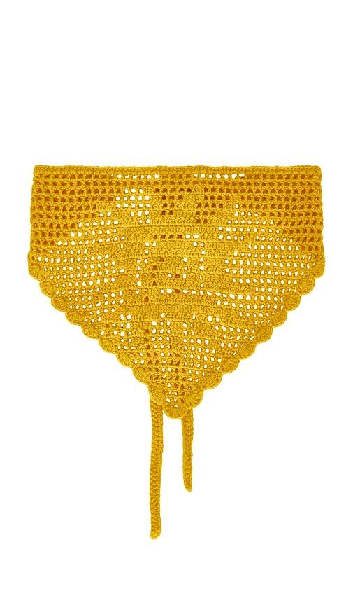Lack of Color x REVOLVE Triangle Bandana in Yellow by LACK OF COLOR