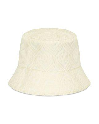 Palm Terry Cloth Bucket Hat by LACK OF COLOR