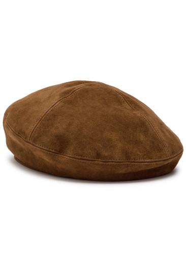 Priya suede beret by LACK OF COLOR