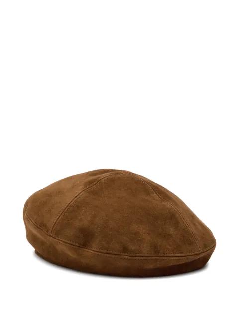 Priya suede beret by LACK OF COLOR
