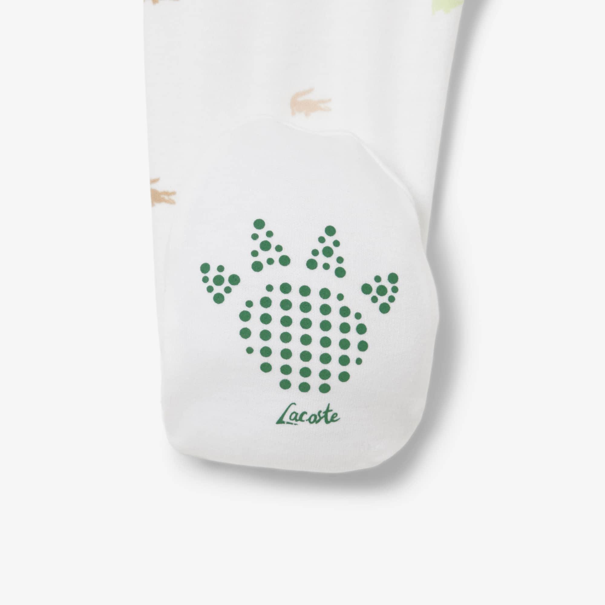 Babies' Printed Petit Piqué Onesie by LACOSTE