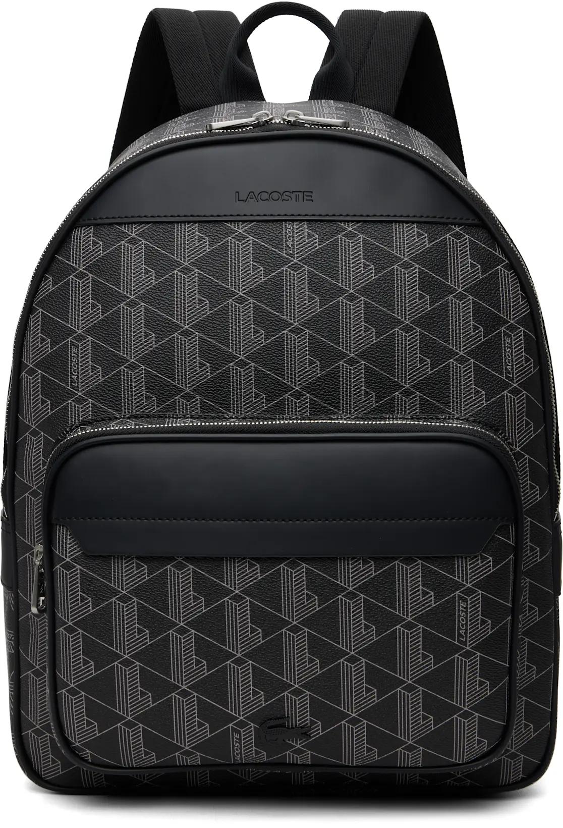 Black 'The Blend' Backpack by LACOSTE