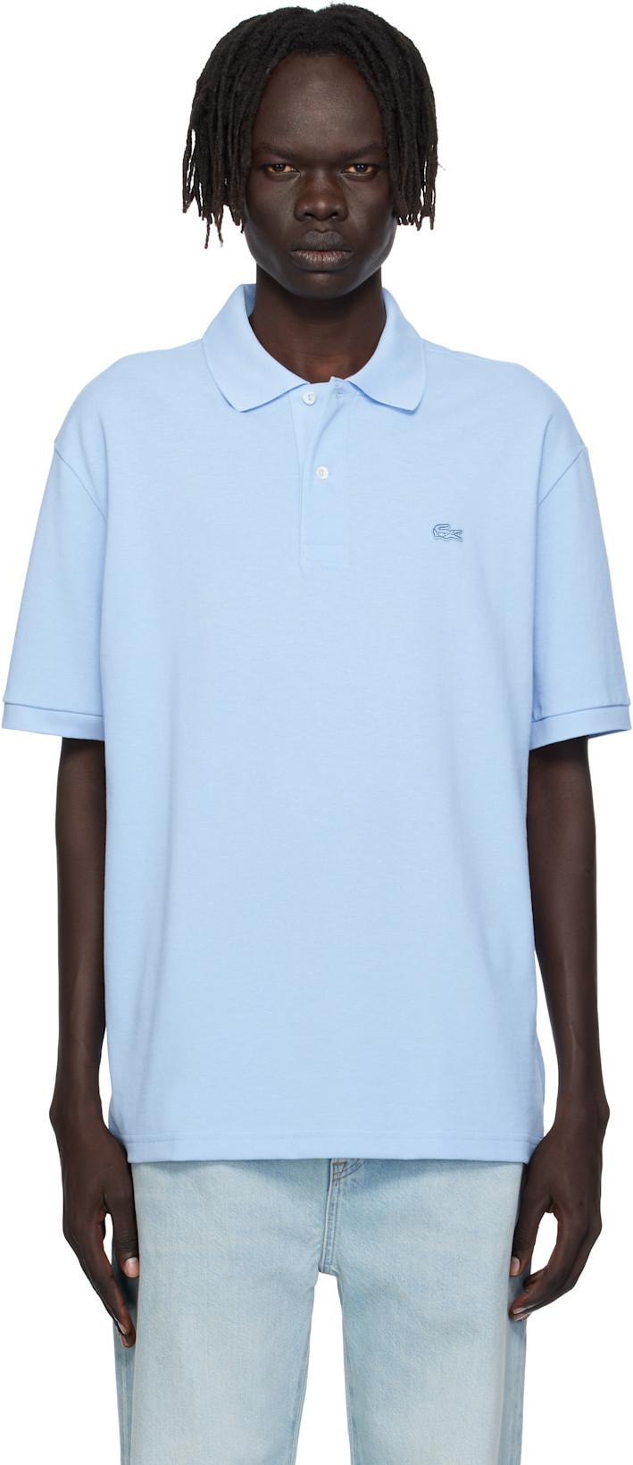 Blue Croc Signature Polo by LACOSTE