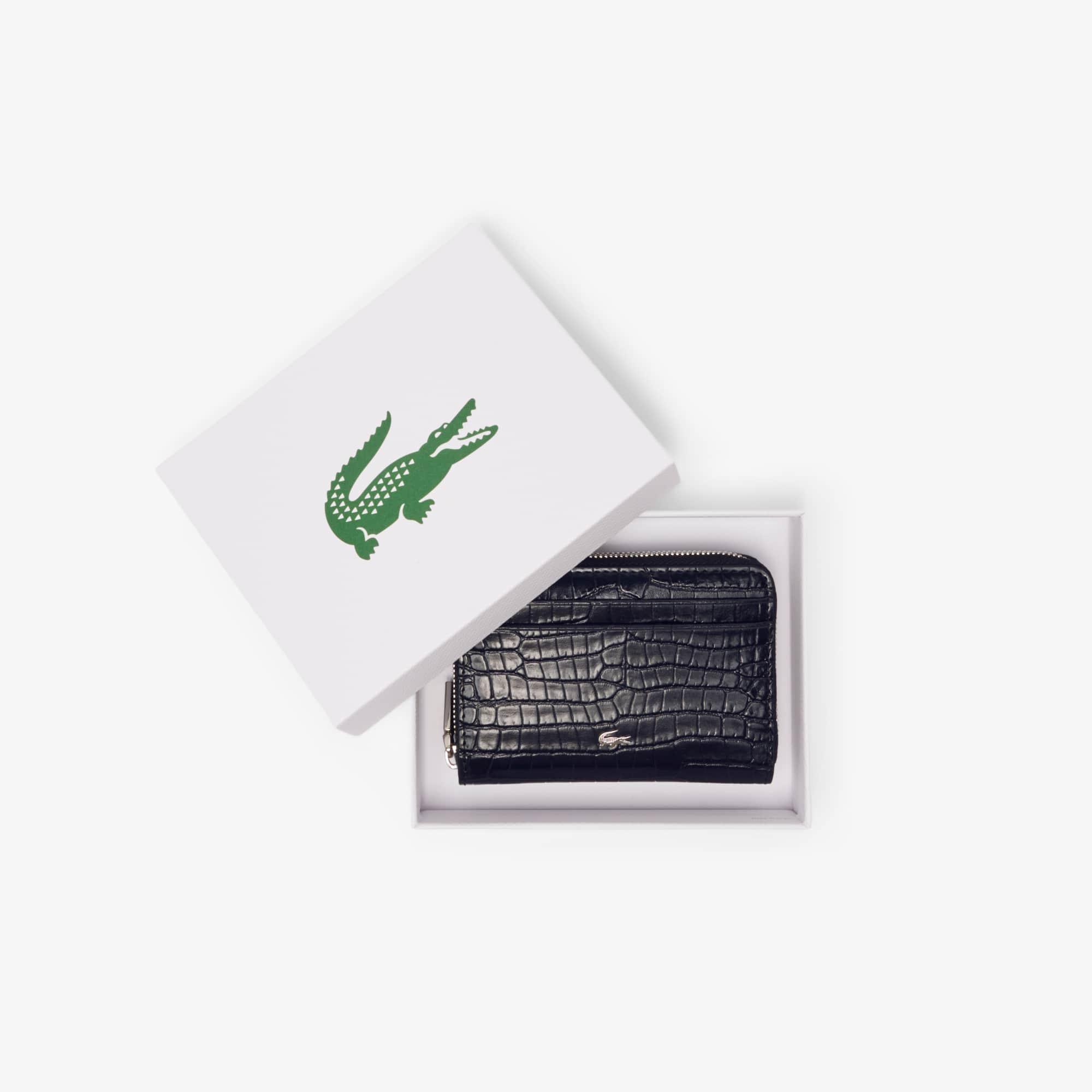 Chantaco Embossed Leather Billfold by LACOSTE